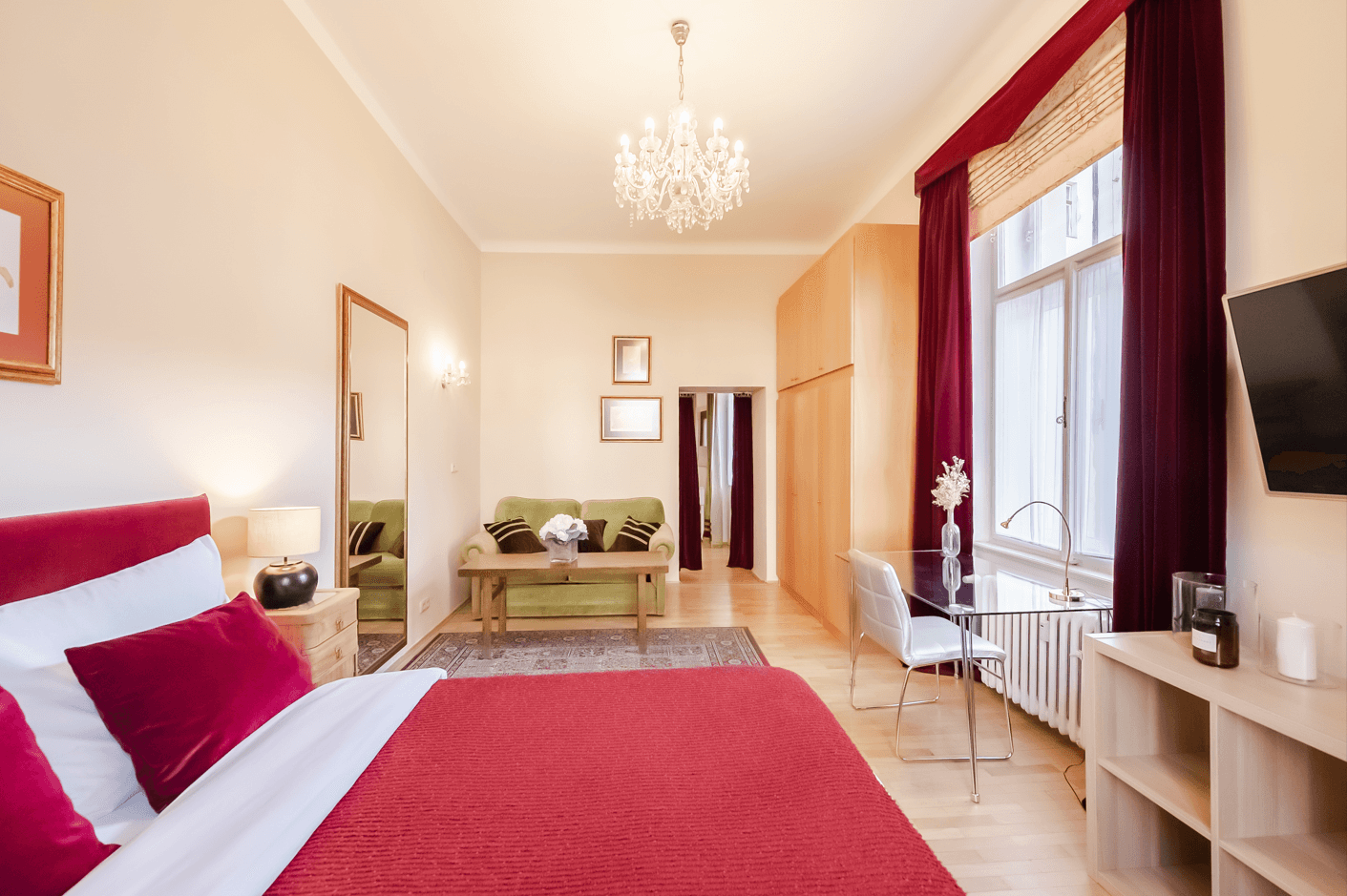 Prenájom bytu 1-izbový 45 m², Štěpánská, Praha, Praha Prenájom bytu 1-izbový 45 m², Štěpánská, Praha, Praha