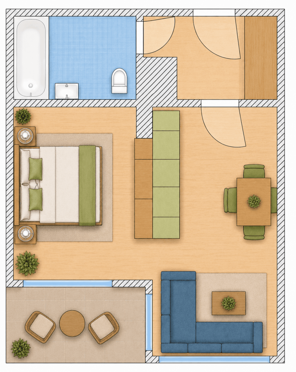 Prenájom bytu 1-izbový 35 m², Federova, Praha, Praha Prenájom bytu 1-izbový 35 m², Federova, Praha, Praha