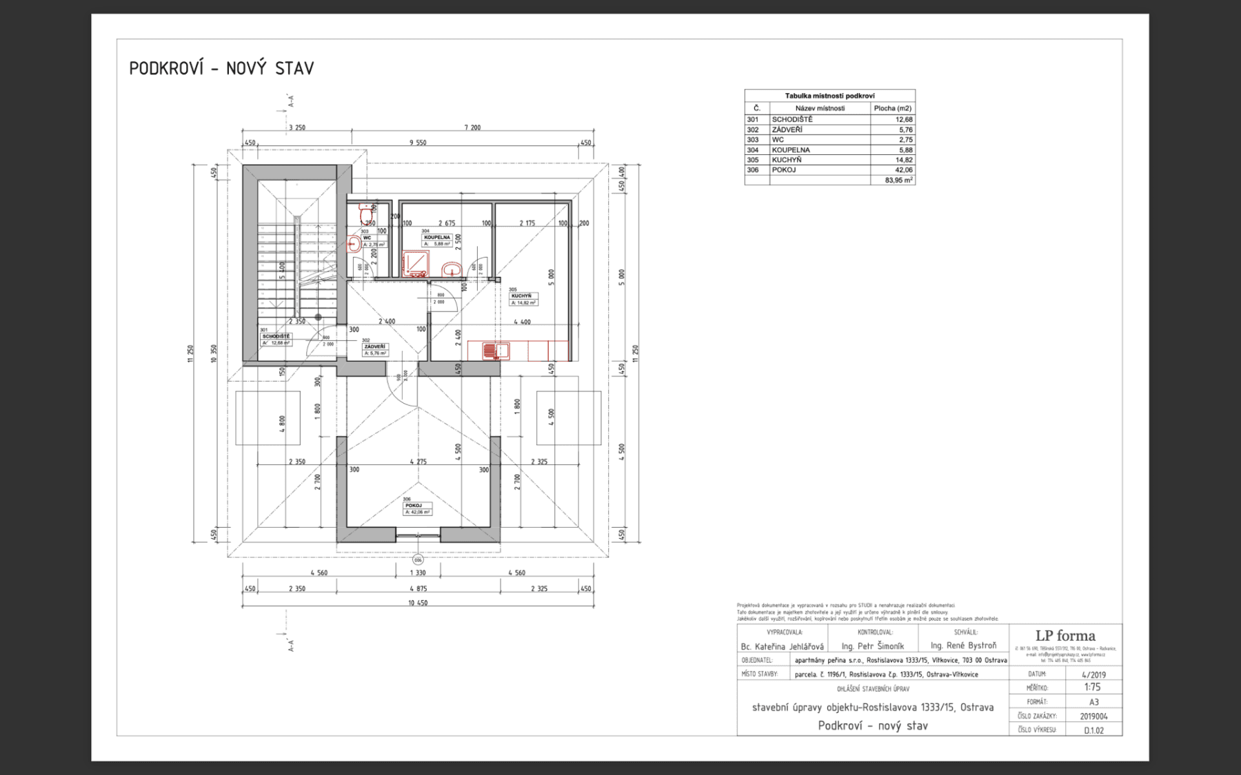 Prenájom bytu 2-izbový 71 m², Rostislavova, Ostrava, Moravskoslezský kraj Prenájom bytu 2-izbový 71 m², Rostislavova, Ostrava, Moravskoslezský kraj