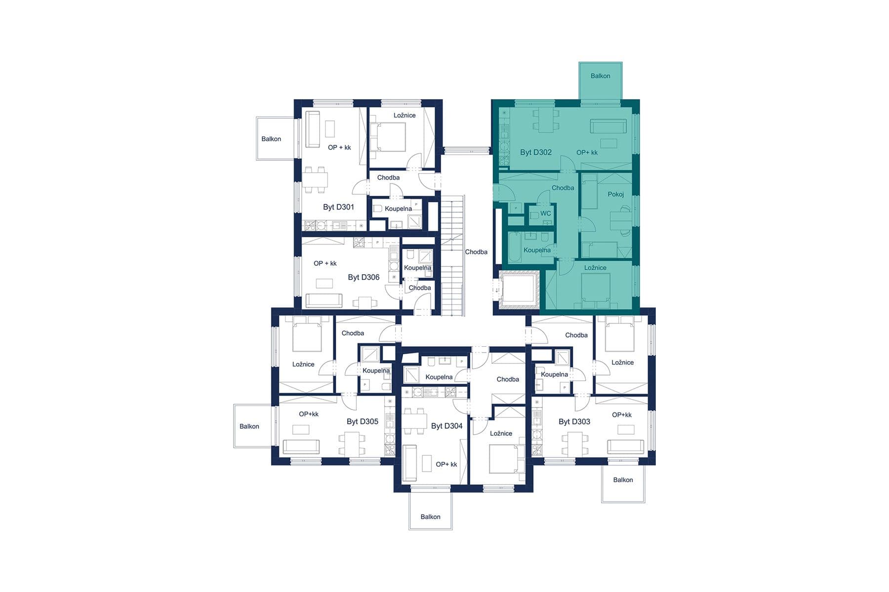 Predaj bytu 3-izbový 75 m², Huťská, Kladno, Středočeský kraj Predaj bytu 3-izbový 75 m², Huťská, Kladno, Středočeský kraj