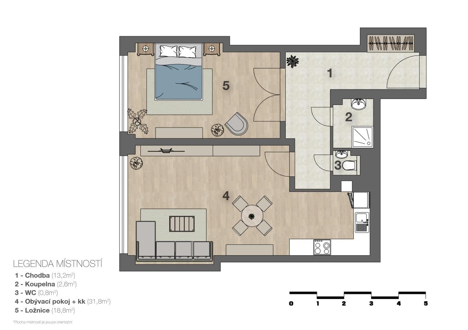 Predaj bytu 2-izbový 71 m², Šternberkova, Praha, Praha Predaj bytu 2-izbový 71 m², Šternberkova, Praha, Praha