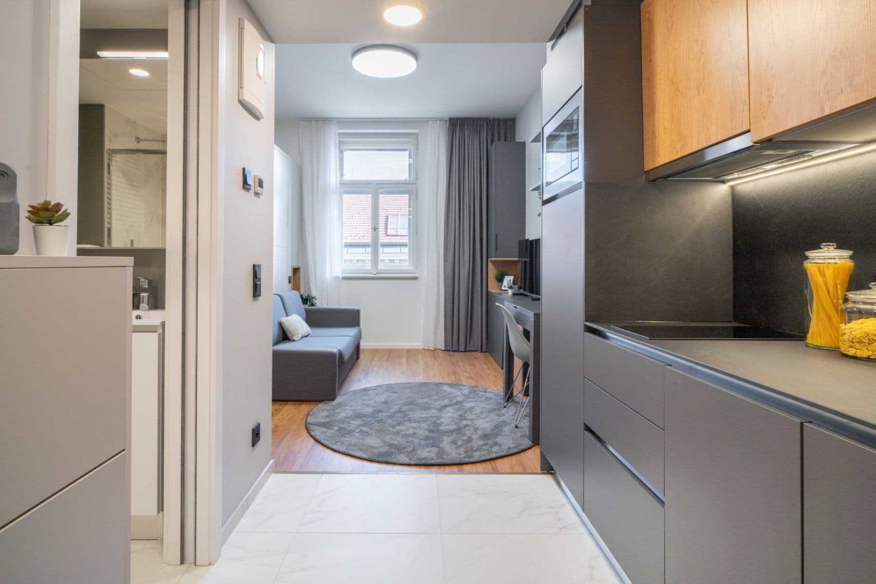 Prenájom bytu 1-izbový 25 m², Legerova, Praha, Praha Prenájom bytu 1-izbový 25 m², Legerova, Praha, Praha