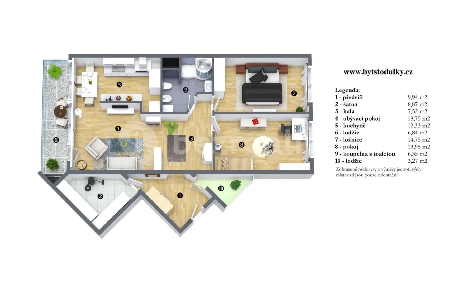 Prenájom bytu 4-izbový 102 m², Nušlova, Praha, Praha Prenájom bytu 4-izbový 102 m², Nušlova, Praha, Praha