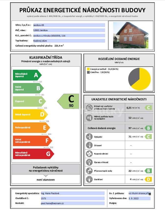 Prenájom domu 86 m², pozemek 700 m², Jeníkov, Pardubický kraj Prenájom domu 86 m², pozemek 700 m², Jeníkov, Pardubický kraj