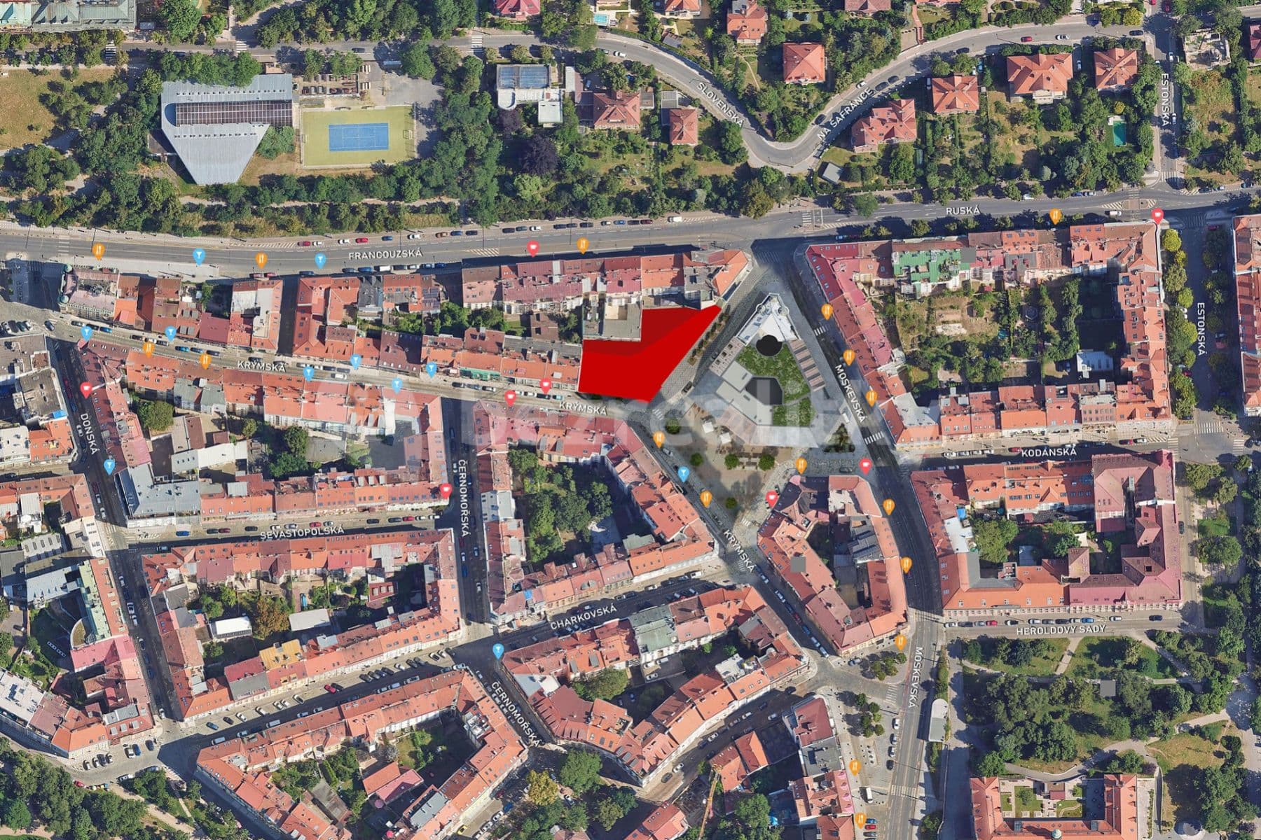 Prenájom bytu 1-izbový 32 m², Krymská, Praha, Praha Prenájom bytu 1-izbový 32 m², Krymská, Praha, Praha
