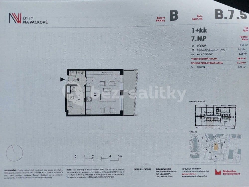 Prenájom bytu 1-izbový 32 m², Olgy Havlové, Praha, Praha Prenájom bytu 1-izbový 32 m², Olgy Havlové, Praha, Praha