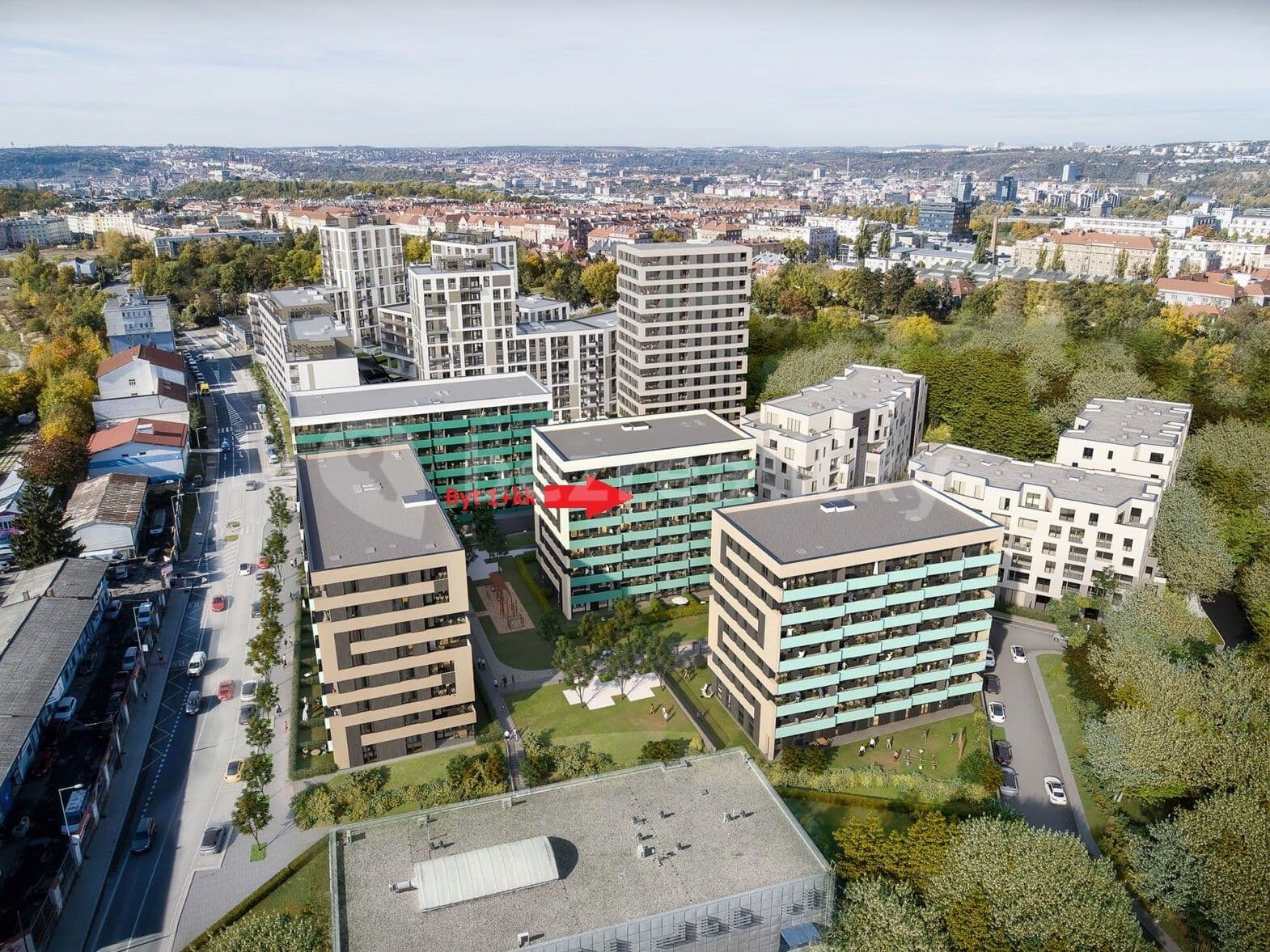 Prenájom bytu 1-izbový 32 m², Olgy Havlové, Praha, Praha Prenájom bytu 1-izbový 32 m², Olgy Havlové, Praha, Praha