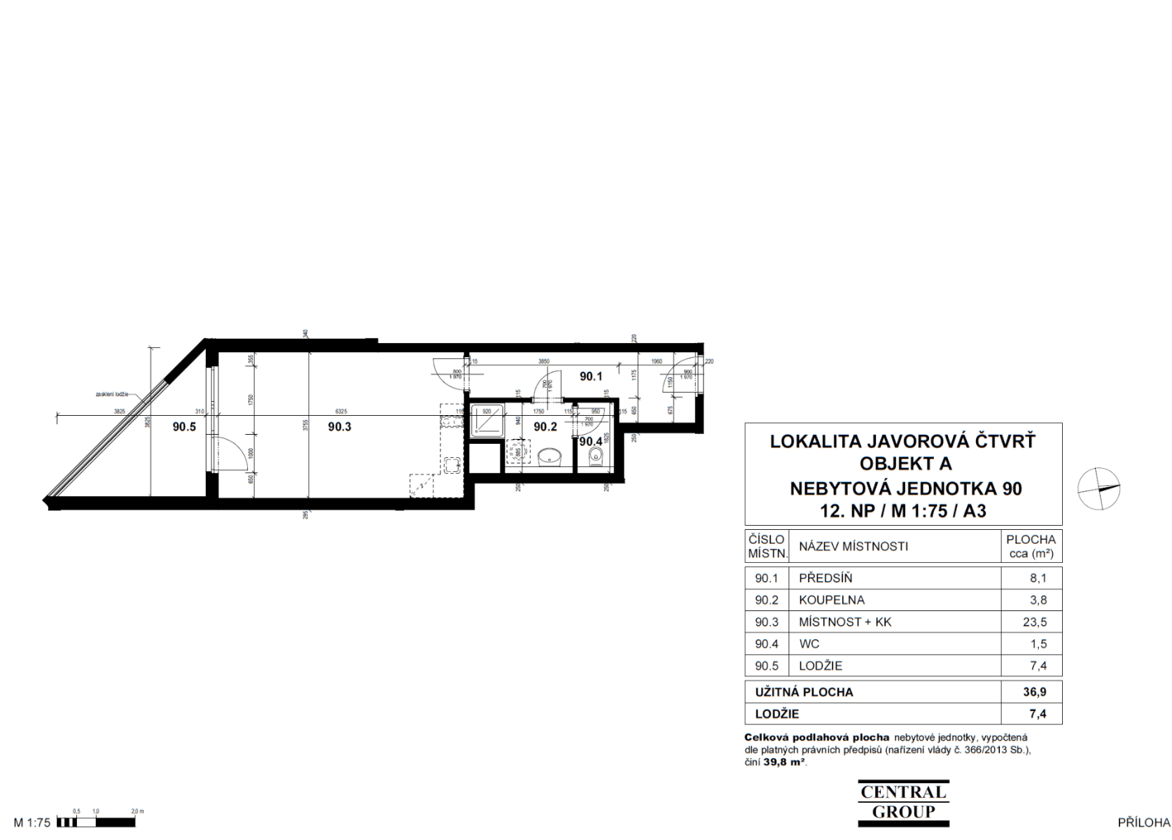 Predaj bytu 1-izbový 40 m², Hornoměcholupská, Praha, Praha Predaj bytu 1-izbový 40 m², Hornoměcholupská, Praha, Praha