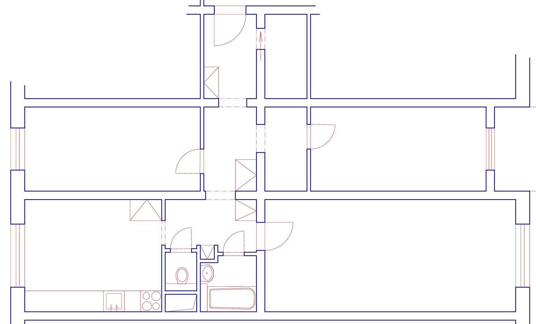 Prenájom bytu 3-izbový 79 m², Kpt. Stránského, Praha, Praha Prenájom bytu 3-izbový 79 m², Kpt. Stránského, Praha, Praha