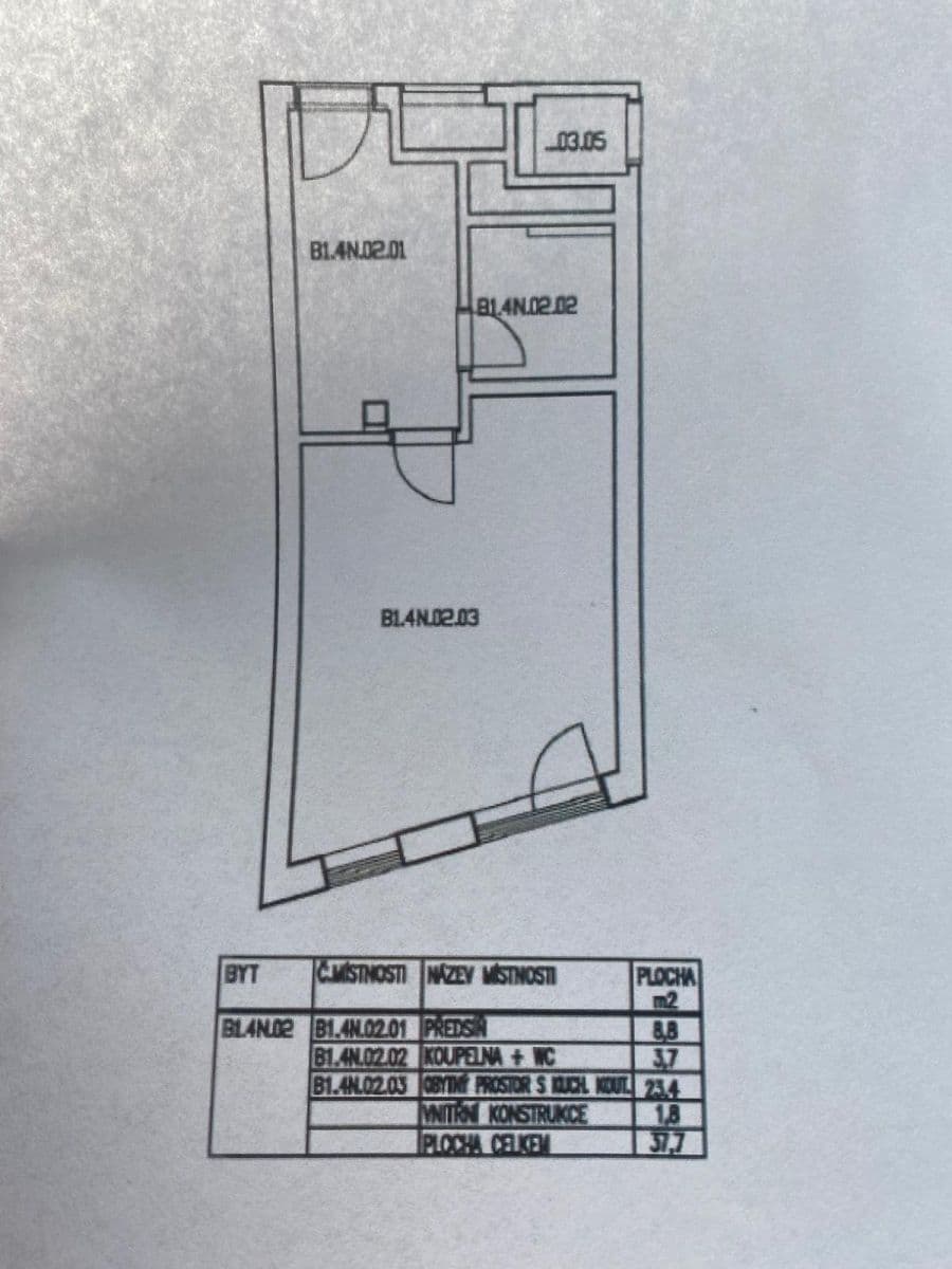 Prenájom bytu 1-izbový 38 m², Olgy Havlové, Praha, Praha Prenájom bytu 1-izbový 38 m², Olgy Havlové, Praha, Praha