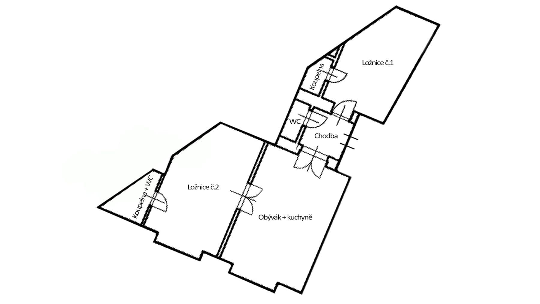 Prenájom bytu 3-izbový 70 m², Na Hrázi, Praha, Praha Prenájom bytu 3-izbový 70 m², Na Hrázi, Praha, Praha