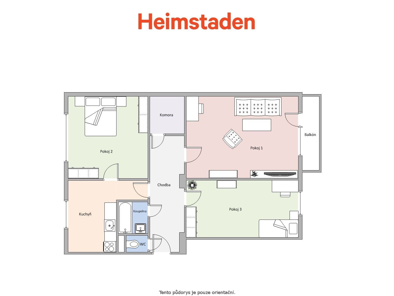 Prenájom bytu 3-izbový 69 m², Ostravská, Frýdek-Místek, Moravskoslezský kraj Prenájom bytu 3-izbový 69 m², Ostravská, Frýdek-Místek, Moravskoslezský kraj