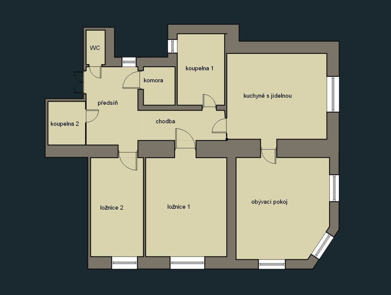 Predaj bytu 3-izbový 129 m², Rejskova, Praha, Praha Predaj bytu 3-izbový 129 m², Rejskova, Praha, Praha