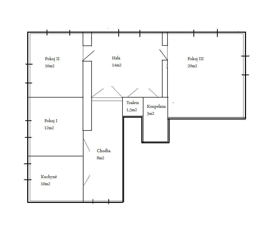 Predaj bytu 3-izbový 79 m², Prachnerova, Praha, Praha Predaj bytu 3-izbový 79 m², Prachnerova, Praha, Praha