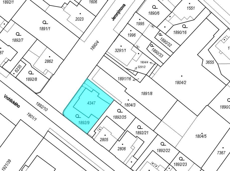 Predaj pozemku 371 m², Jeronýmova, Kolín, Středočeský kraj Predaj pozemku 371 m², Jeronýmova, Kolín, Středočeský kraj