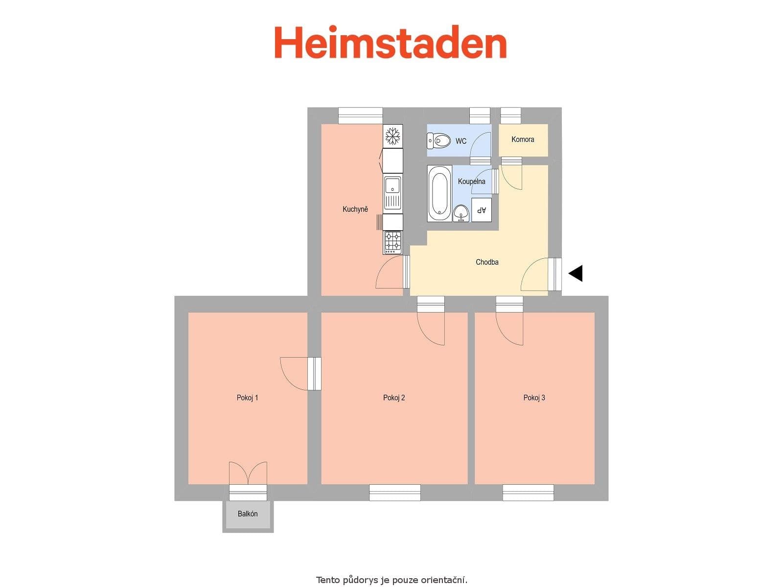 Prenájom bytu 3-izbový 70 m², Anglická, Havířov, Moravskoslezský kraj Prenájom bytu 3-izbový 70 m², Anglická, Havířov, Moravskoslezský kraj