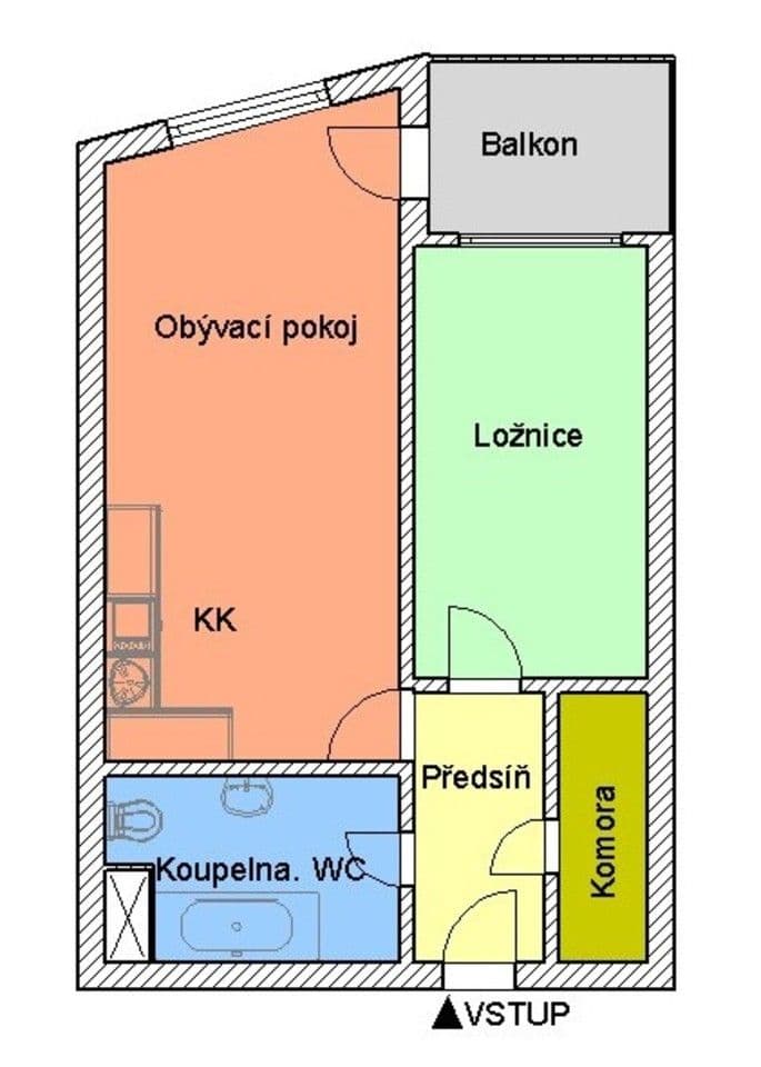 Prenájom bytu 2-izbový 53 m², Svitákova, Praha, Praha Prenájom bytu 2-izbový 53 m², Svitákova, Praha, Praha