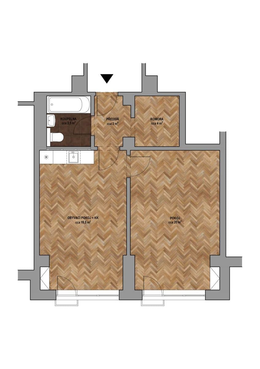 Prenájom bytu 2-izbový 50 m², Milady Horákové, Brno, Jihomoravský kraj Prenájom bytu 2-izbový 50 m², Milady Horákové, Brno, Jihomoravský kraj
