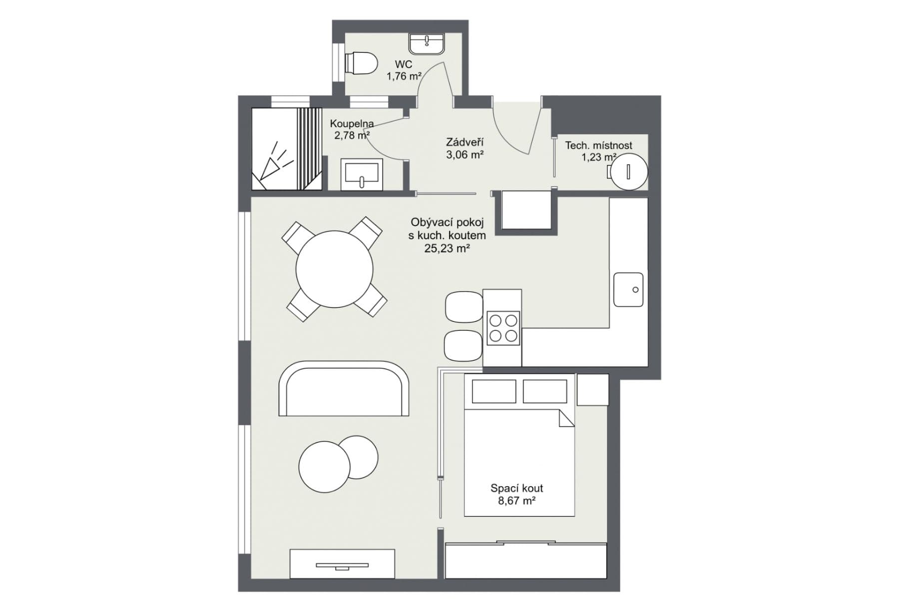 Predaj bytu 2-izbový 48 m², Pivovarnická, Praha, Praha Predaj bytu 2-izbový 48 m², Pivovarnická, Praha, Praha