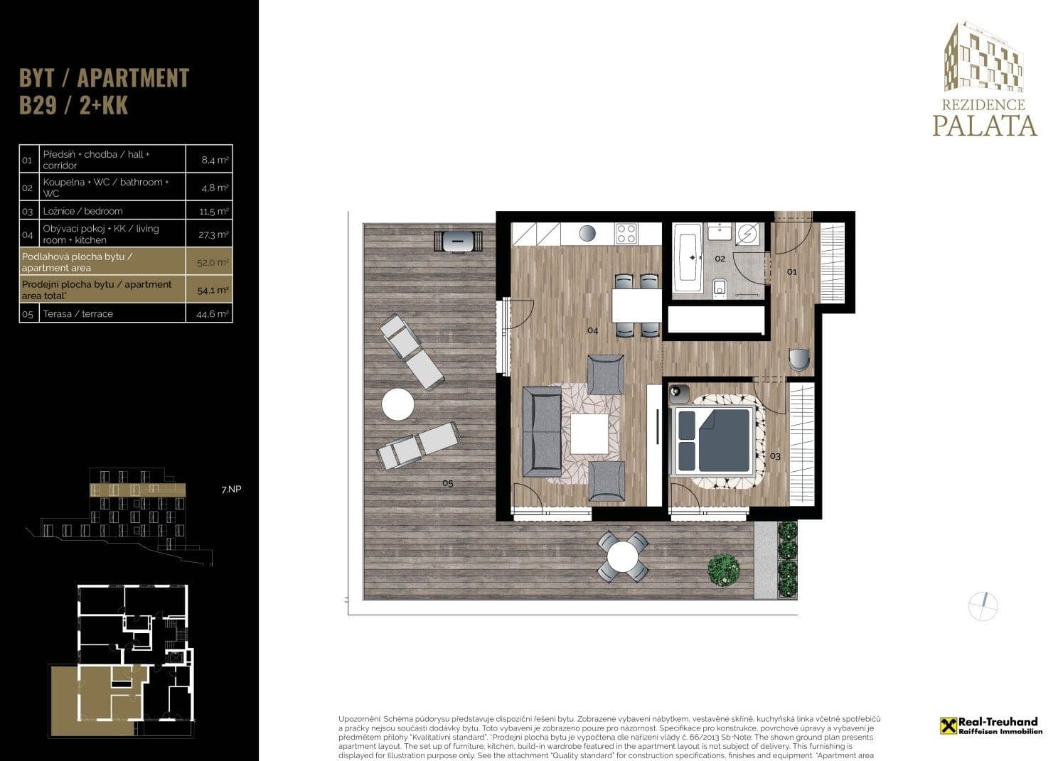 Prenájom bytu 2-izbový 54 m², Holečkova, Praha, Praha Prenájom bytu 2-izbový 54 m², Holečkova, Praha, Praha