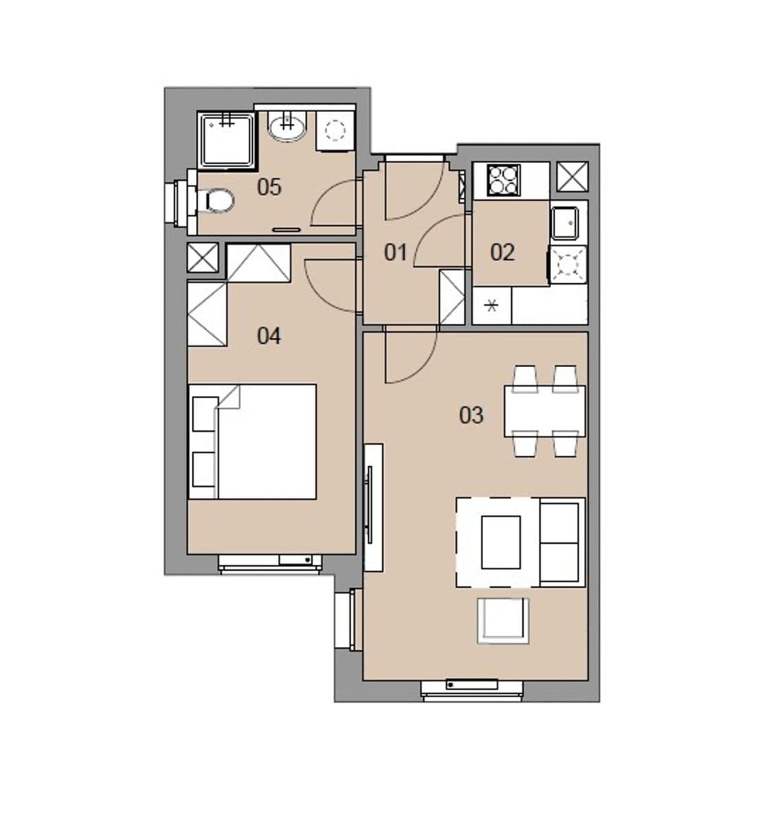 Prenájom bytu 2-izbový 43 m², Magisterská, Plzeň, Plzeňský kraj Prenájom bytu 2-izbový 43 m², Magisterská, Plzeň, Plzeňský kraj