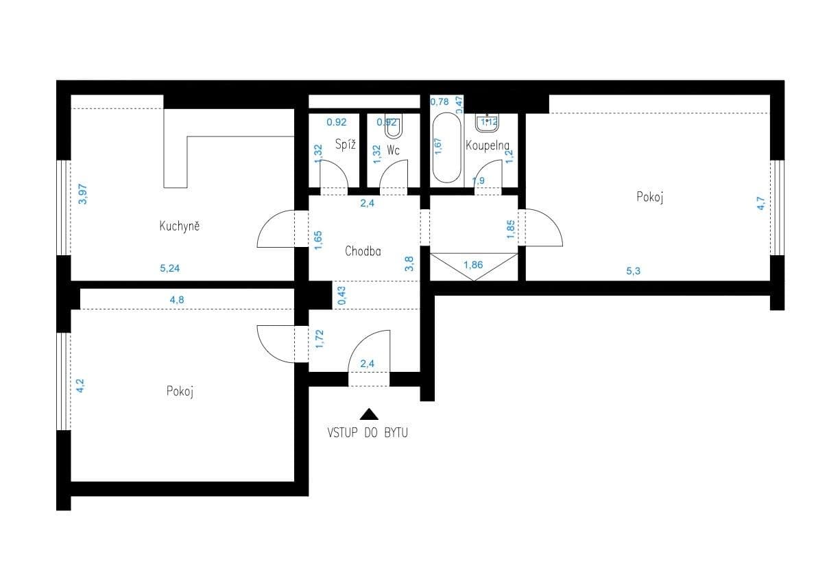 Prenájom bytu 3-izbový 82 m², 28. října, Ostrava, Moravskoslezský kraj Prenájom bytu 3-izbový 82 m², 28. října, Ostrava, Moravskoslezský kraj