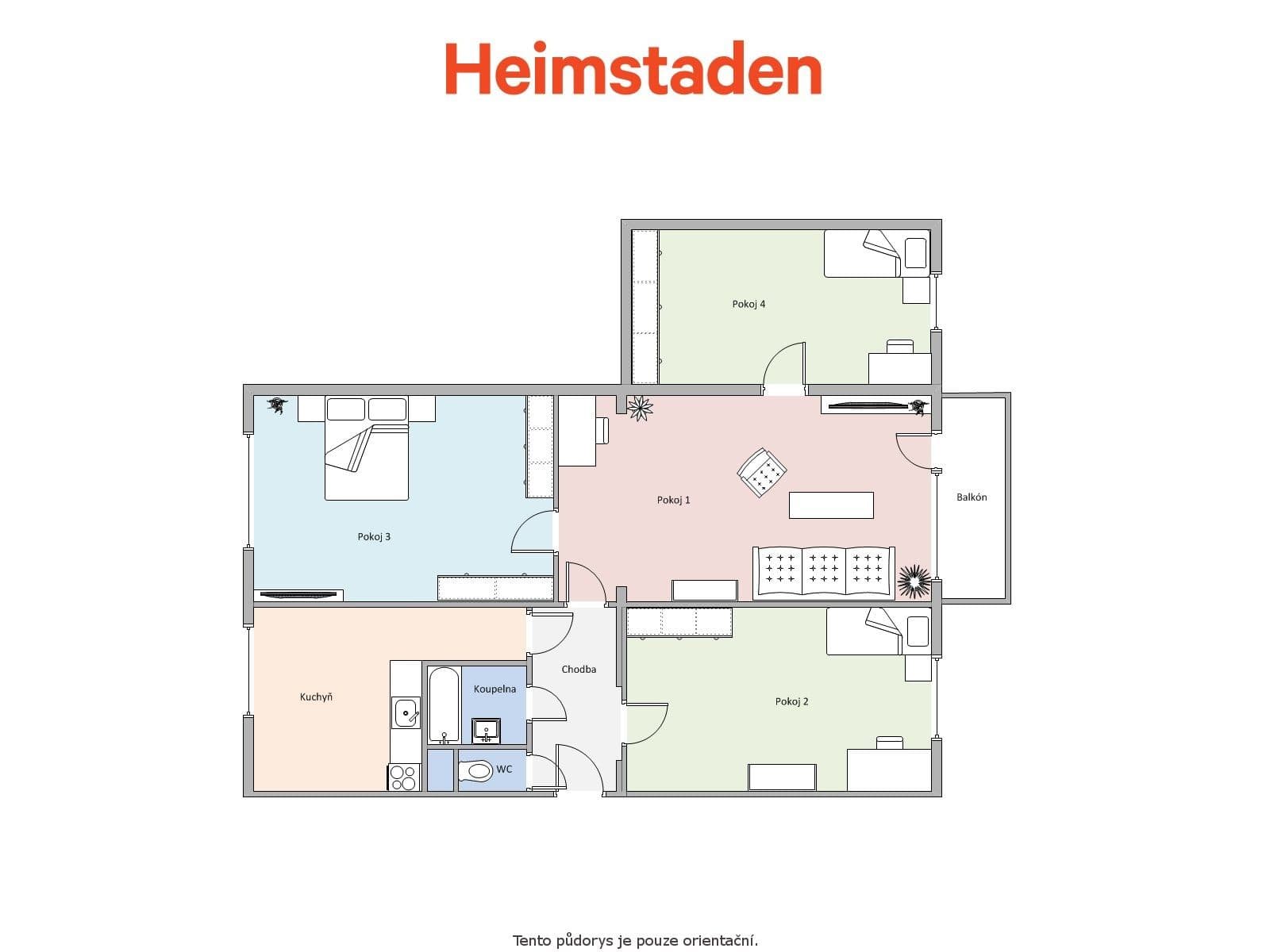 Prenájom bytu 4-izbový 78 m², Matuškova, Havířov, Moravskoslezský kraj Prenájom bytu 4-izbový 78 m², Matuškova, Havířov, Moravskoslezský kraj