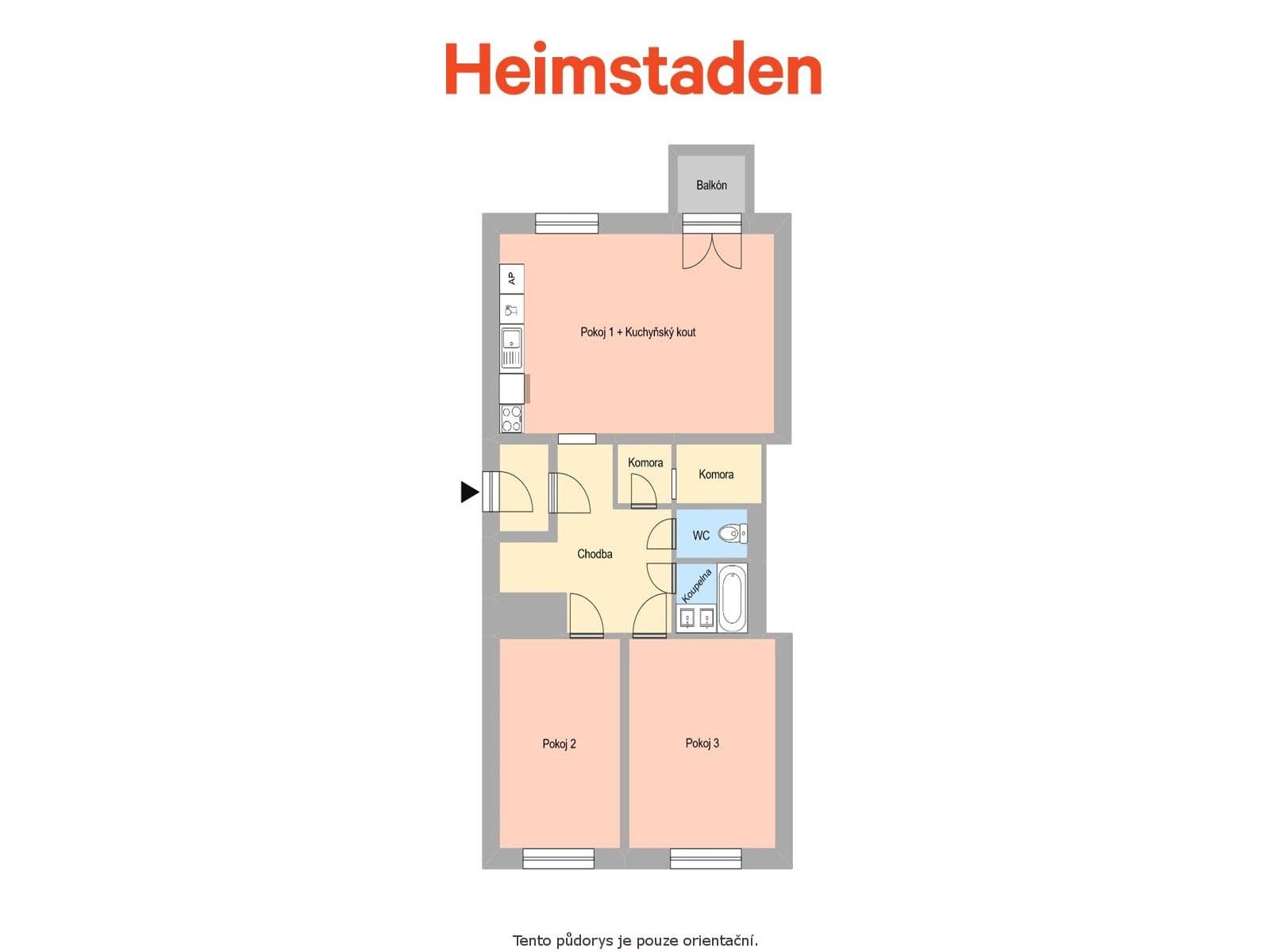 Prenájom bytu 3-izbový 74 m², Hlavní třída, Havířov, Moravskoslezský kraj Prenájom bytu 3-izbový 74 m², Hlavní třída, Havířov, Moravskoslezský kraj