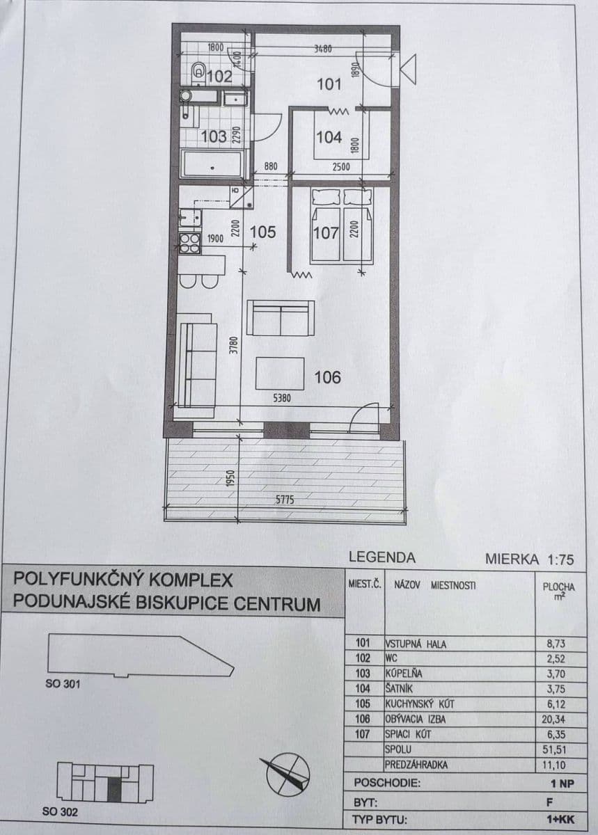 Prenájom bytu 1-izbový 52 m², Uzbecká, Podunajské Biskupice, Bratislavský kraj Prenájom bytu 1-izbový 52 m², Uzbecká, Podunajské Biskupice, Bratislavský kraj