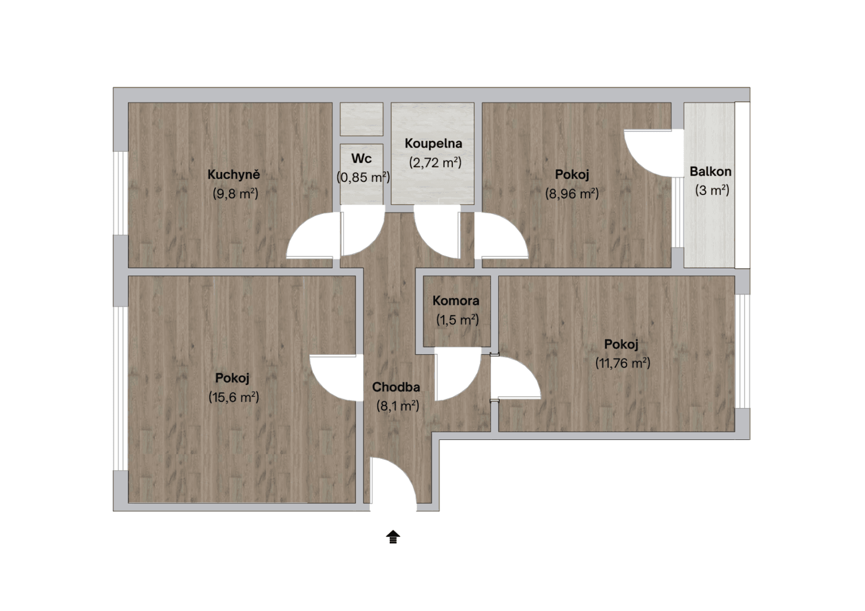 Predaj bytu 3-izbový 63 m², Galašova, Hranice, Olomoucký kraj Predaj bytu 3-izbový 63 m², Galašova, Hranice, Olomoucký kraj