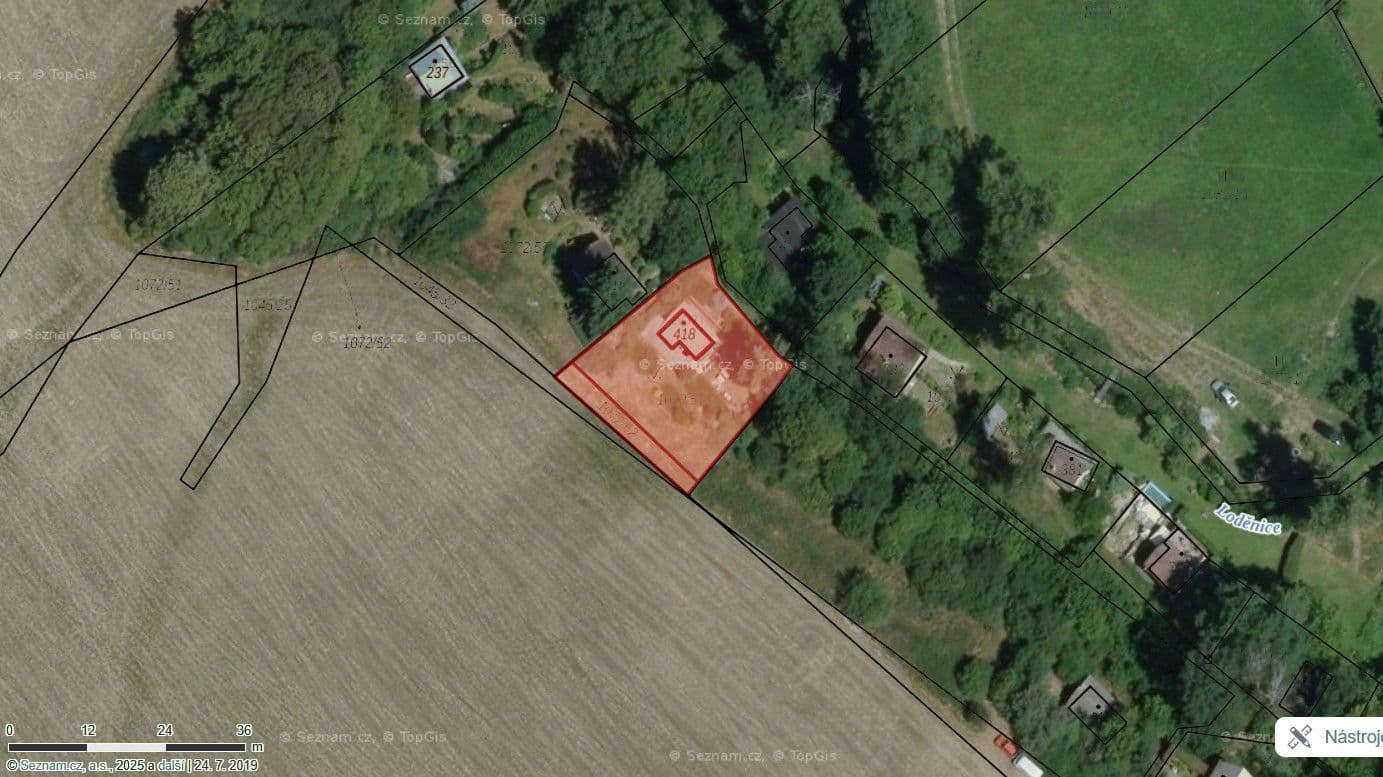 Predaj rekreačného objektu 30 m², pozemek 648 m², Bratronice, Středočeský kraj Predaj rekreačného objektu 30 m², pozemek 648 m², Bratronice, Středočeský kraj