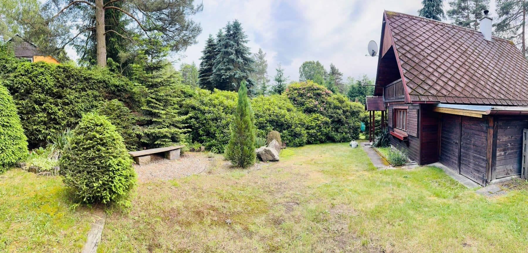 Predaj rekreačného objektu 86 m², pozemek 825 m², Růžová, Ústecký kraj Predaj rekreačného objektu 86 m², pozemek 825 m², Růžová, Ústecký kraj