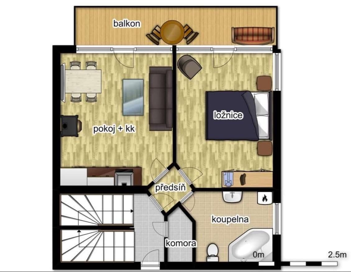 Predaj bytu 2-izbový 46 m², Pec pod Sněžkou, Královéhradecký kraj Predaj bytu 2-izbový 46 m², Pec pod Sněžkou, Královéhradecký kraj