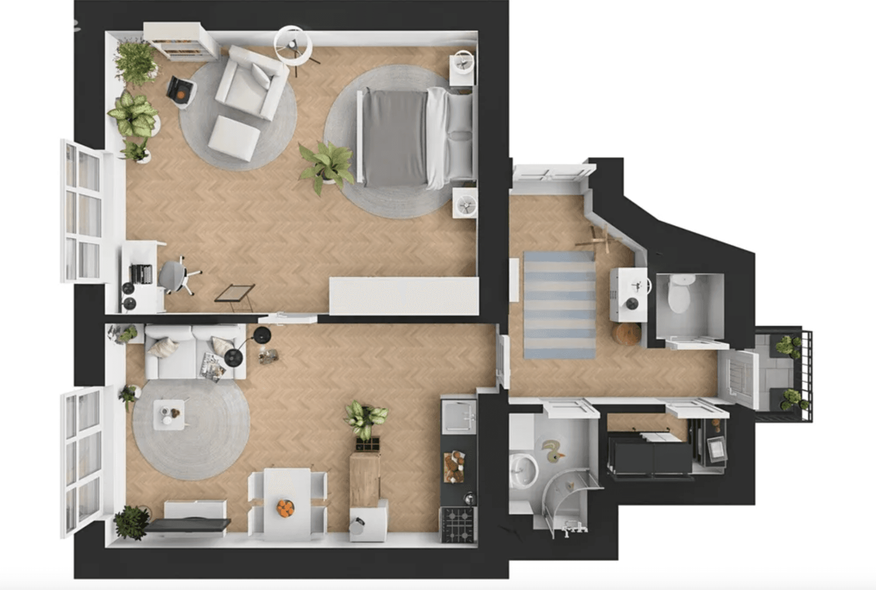 Prenájom bytu 2-izbový 60 m², Vršovická, Praha, Praha Prenájom bytu 2-izbový 60 m², Vršovická, Praha, Praha