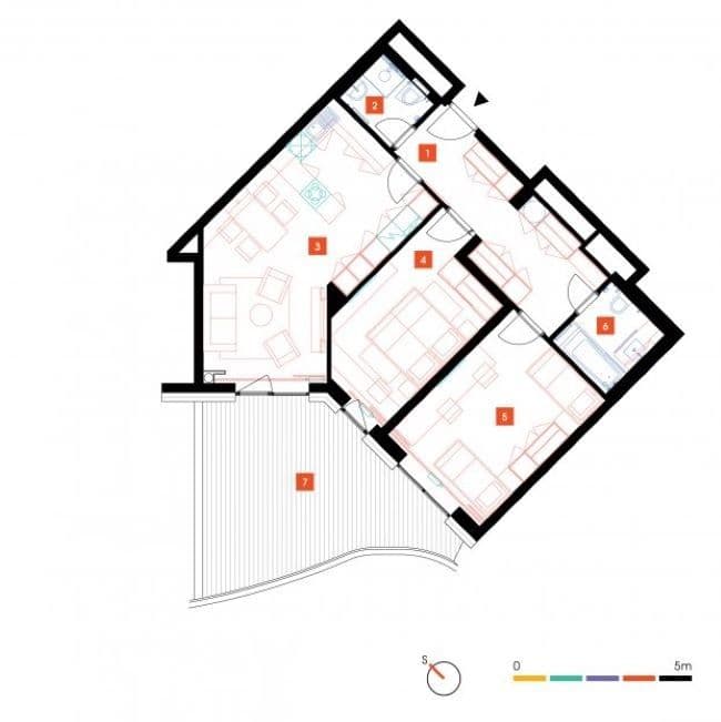 Prenájom bytu 3-izbový 87 m², Mukařovského, Praha, Praha Prenájom bytu 3-izbový 87 m², Mukařovského, Praha, Praha