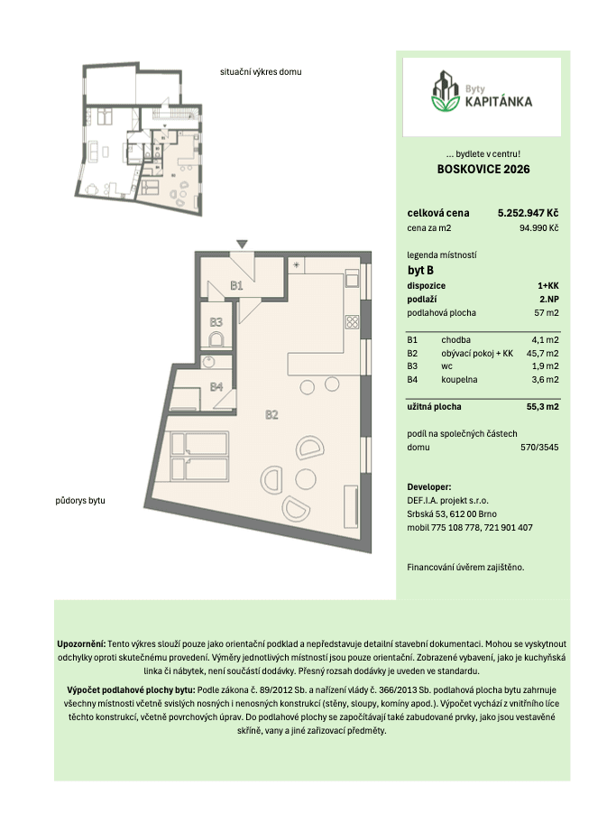 Predaj bytu 1-izbový 55 m², Kapitána Jaroše, Boskovice, Jihomoravský kraj Predaj bytu 1-izbový 55 m², Kapitána Jaroše, Boskovice, Jihomoravský kraj