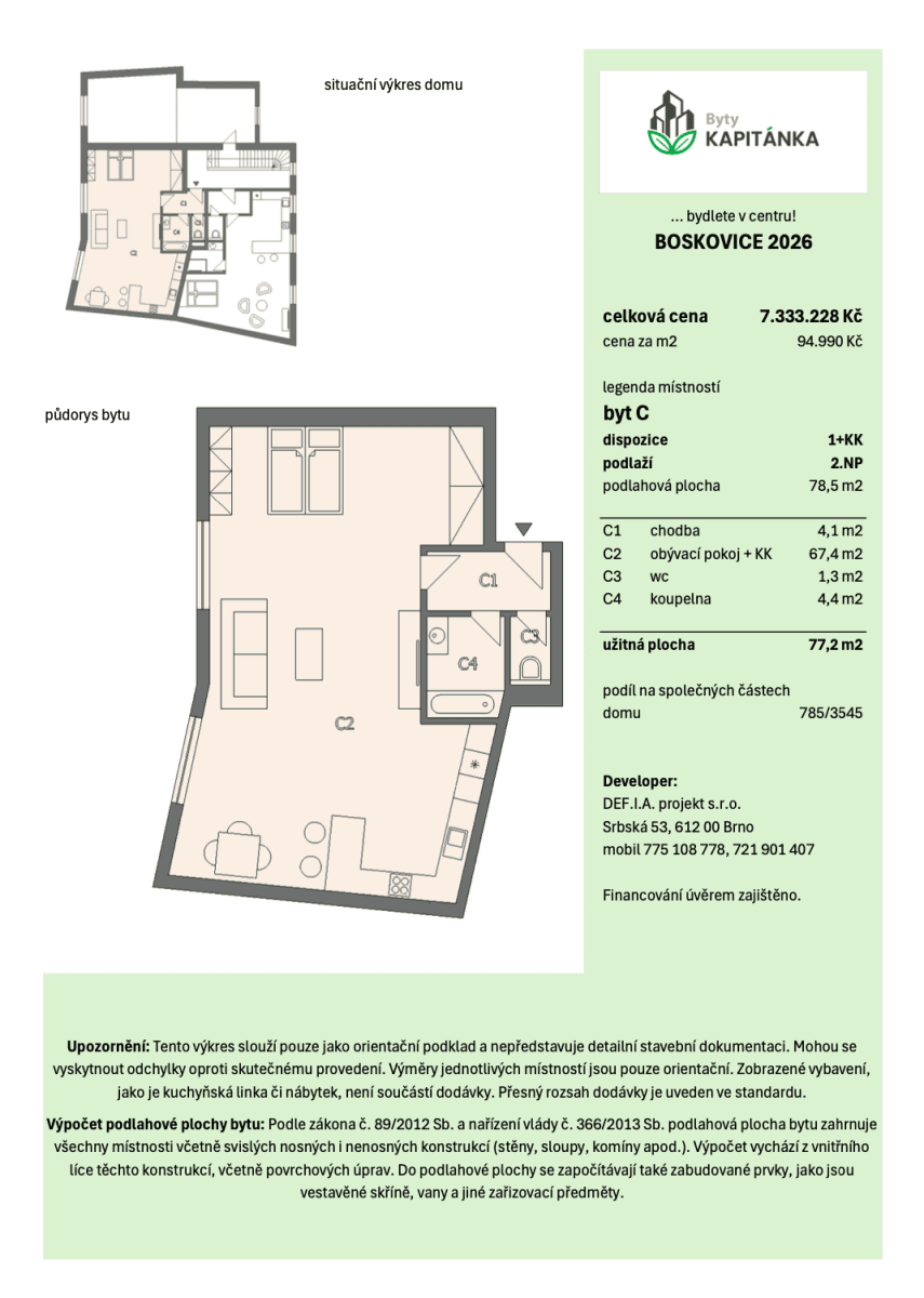 Predaj bytu 1-izbový 77 m², Kapitána Jaroše, Boskovice, Jihomoravský kraj Predaj bytu 1-izbový 77 m², Kapitána Jaroše, Boskovice, Jihomoravský kraj