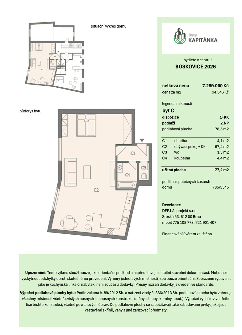 Predaj bytu 1-izbový 77 m², Kapitána Jaroše, Boskovice, Jihomoravský kraj Predaj bytu 1-izbový 77 m², Kapitána Jaroše, Boskovice, Jihomoravský kraj