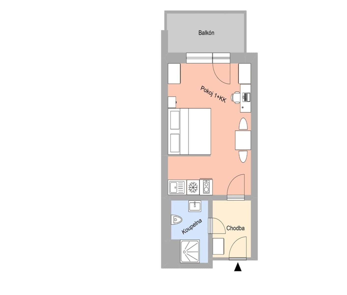 Prenájom bytu 1-izbový 29 m², Magisterská, Plzeň, Plzeňský kraj Prenájom bytu 1-izbový 29 m², Magisterská, Plzeň, Plzeňský kraj