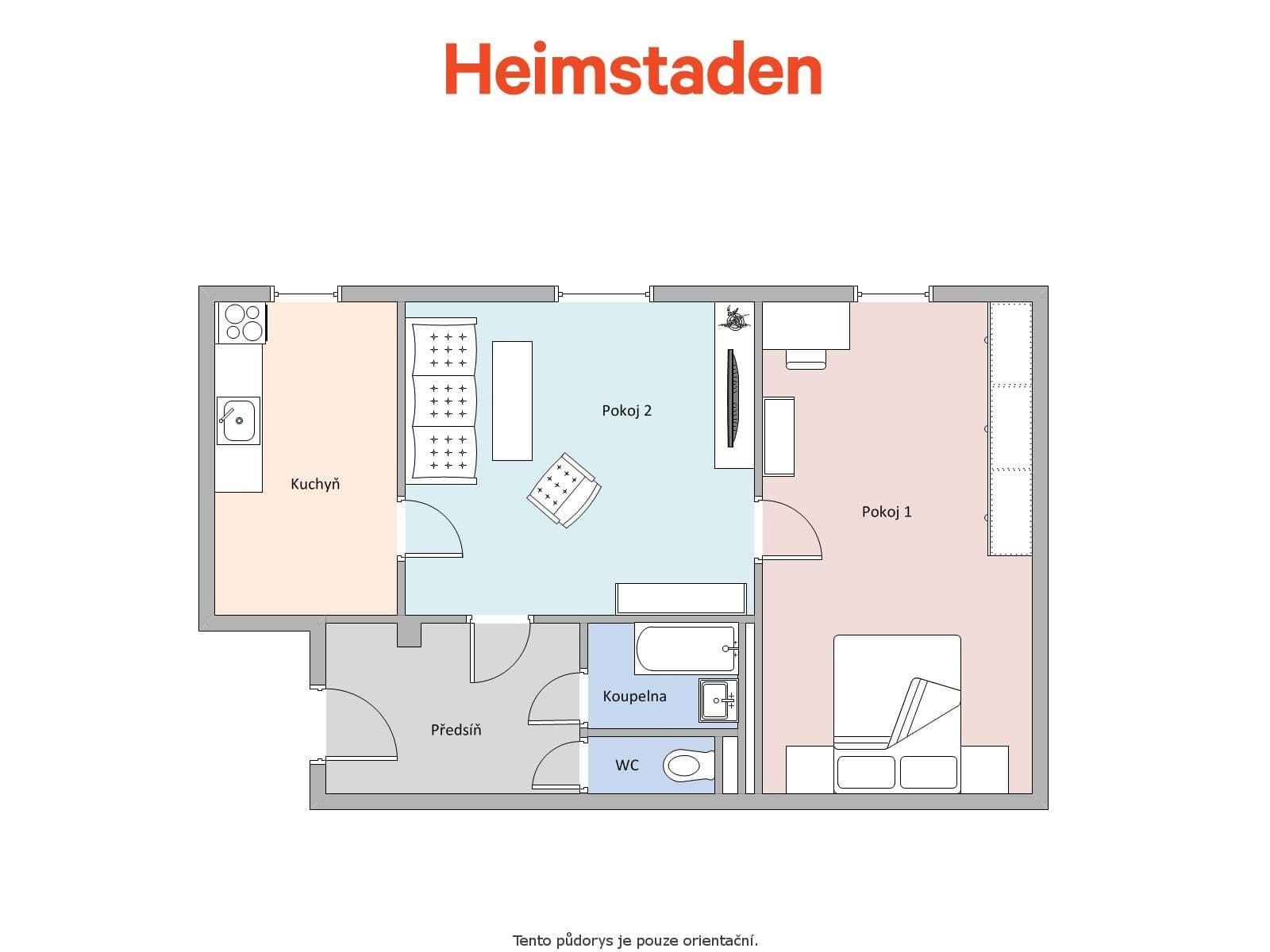 Prenájom bytu 2-izbový 54 m², Jana Wericha, Havířov, Moravskoslezský kraj Prenájom bytu 2-izbový 54 m², Jana Wericha, Havířov, Moravskoslezský kraj
