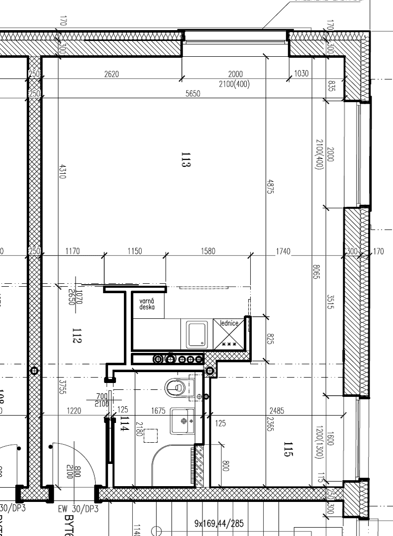 Prenájom bytu 1-izbový 44 m², Trojská, Praha, Praha Prenájom bytu 1-izbový 44 m², Trojská, Praha, Praha