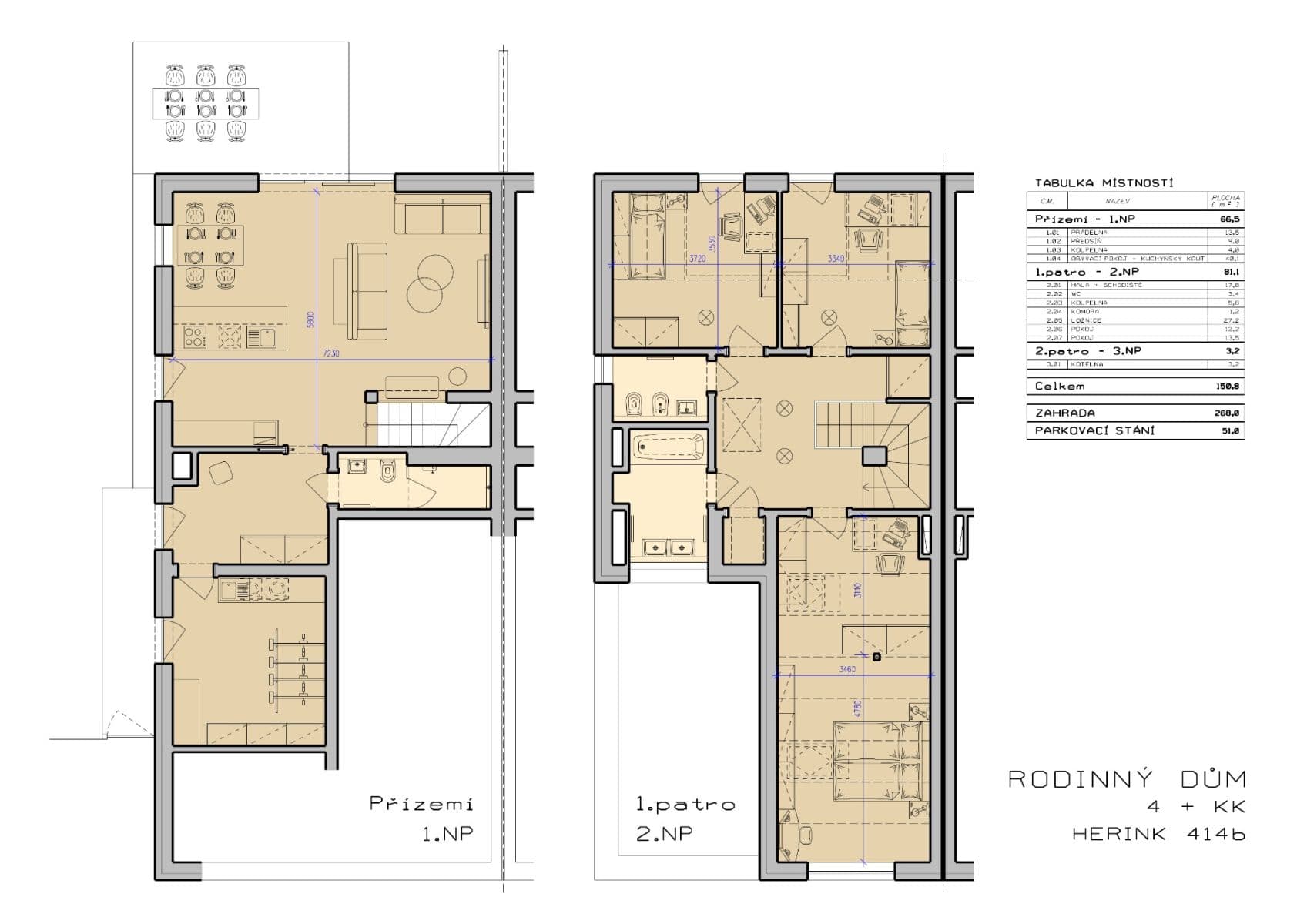 Prenájom domu 150 m², pozemek 320 m², Nad Rybníkem, Herink, Středočeský kraj Prenájom domu 150 m², pozemek 320 m², Nad Rybníkem, Herink, Středočeský kraj