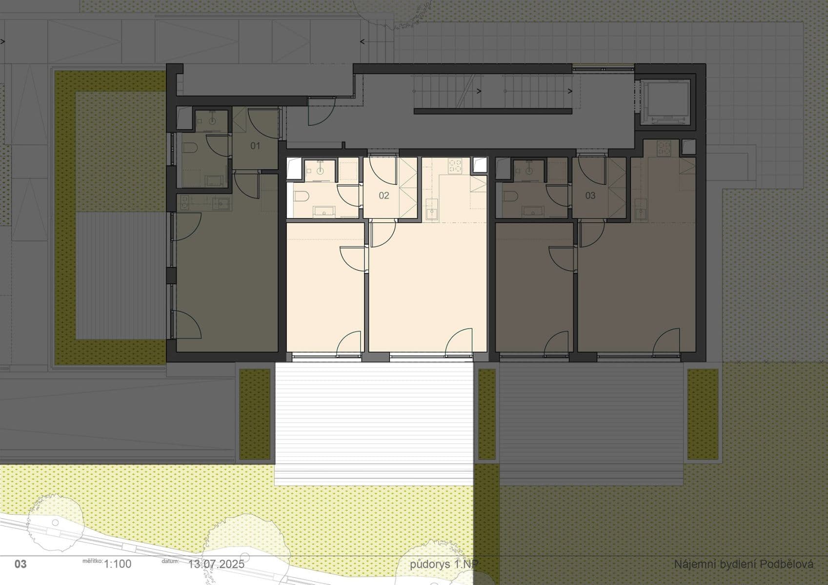 Prenájom bytu 2-izbový 48 m², Podbělová, Praha, Praha Prenájom bytu 2-izbový 48 m², Podbělová, Praha, Praha