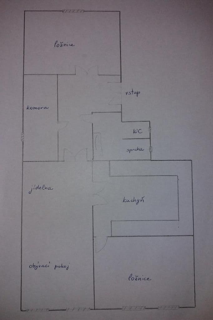Prenájom bytu 3-izbový 80 m², Seifertova, Praha, Praha Prenájom bytu 3-izbový 80 m², Seifertova, Praha, Praha