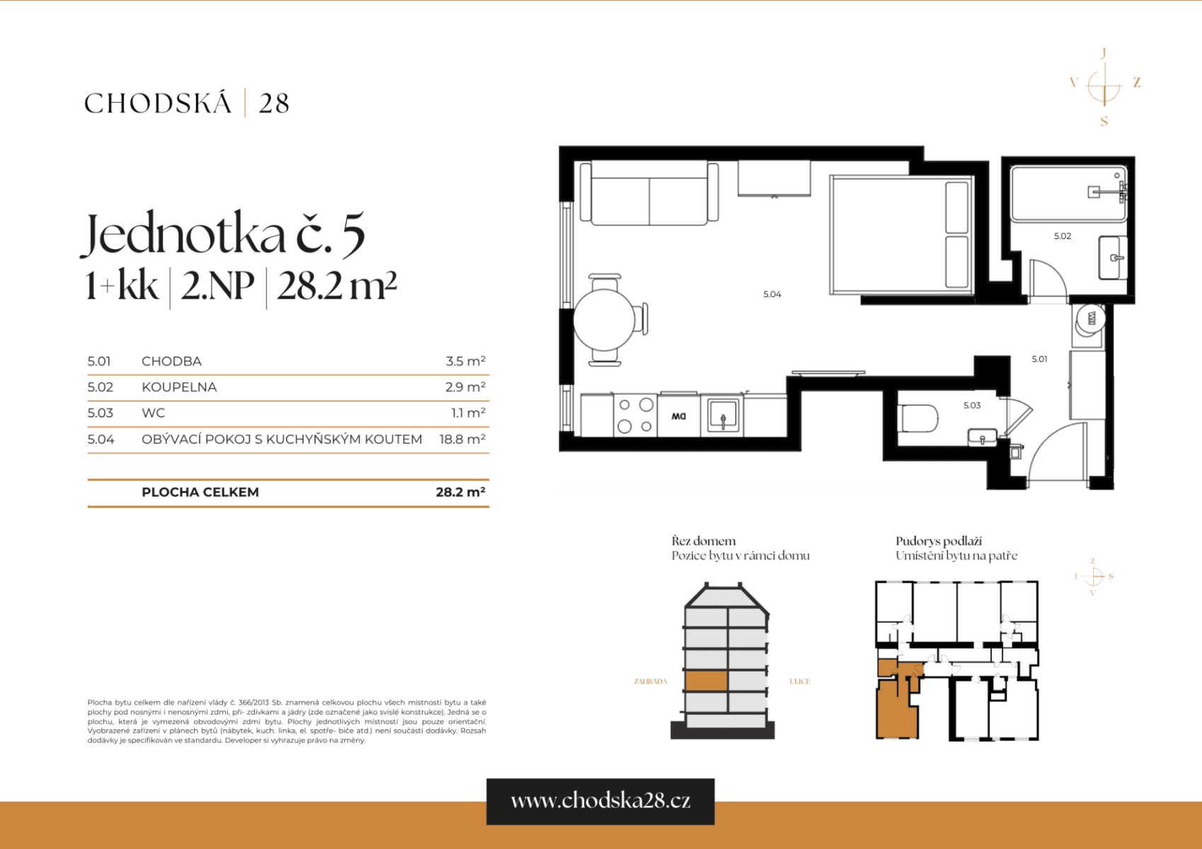 Predaj bytu 1-izbový 28 m², Chodská, Praha, Praha Predaj bytu 1-izbový 28 m², Chodská, Praha, Praha