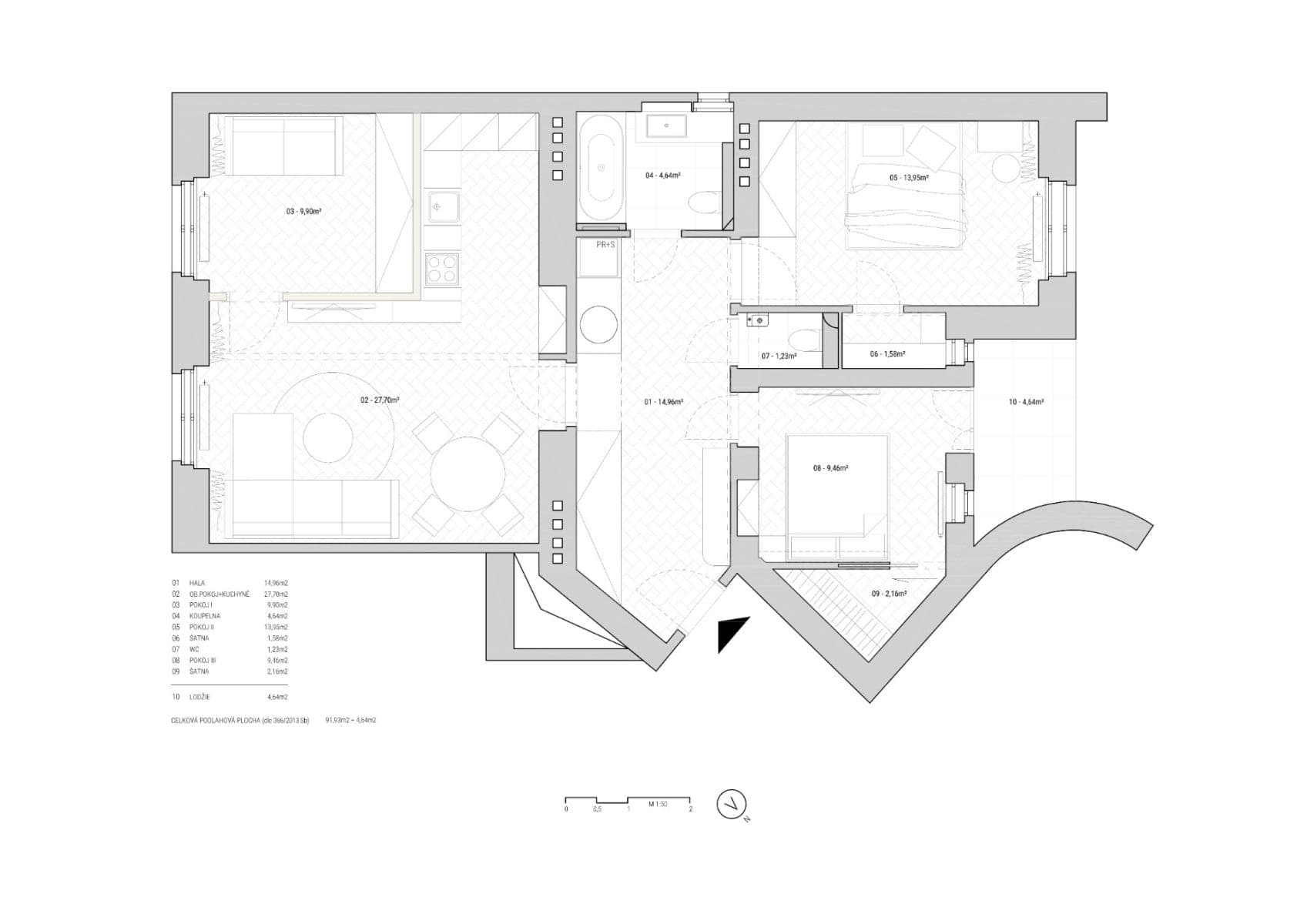 Predaj bytu 4-izbový 97 m², Na Folimance, Praha, Praha Predaj bytu 4-izbový 97 m², Na Folimance, Praha, Praha