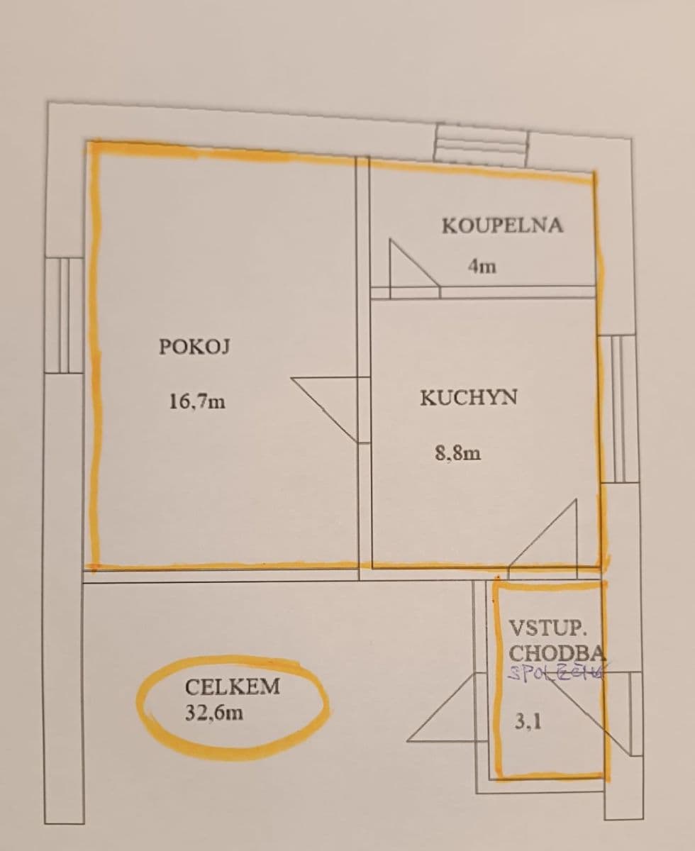 Prenájom bytu 1-izbový 32 m², Kučerové, Praha, Praha Prenájom bytu 1-izbový 32 m², Kučerové, Praha, Praha