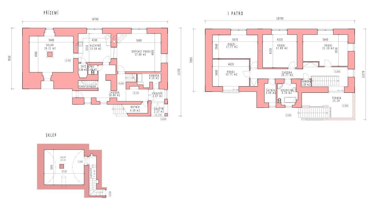 Predaj domu 207 m², pozemek 4.339 m², Černuc, Středočeský kraj Predaj domu 207 m², pozemek 4.339 m², Černuc, Středočeský kraj