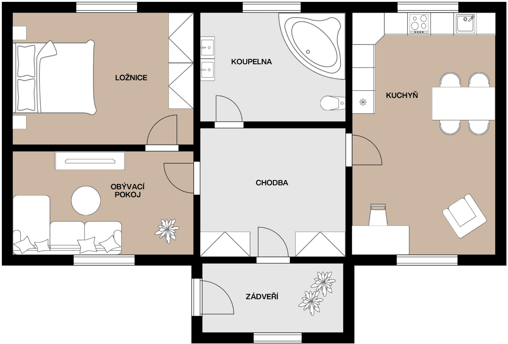 Predaj domu 74 m², pozemek 2.329 m², Hořesedly, Středočeský kraj Predaj domu 74 m², pozemek 2.329 m², Hořesedly, Středočeský kraj