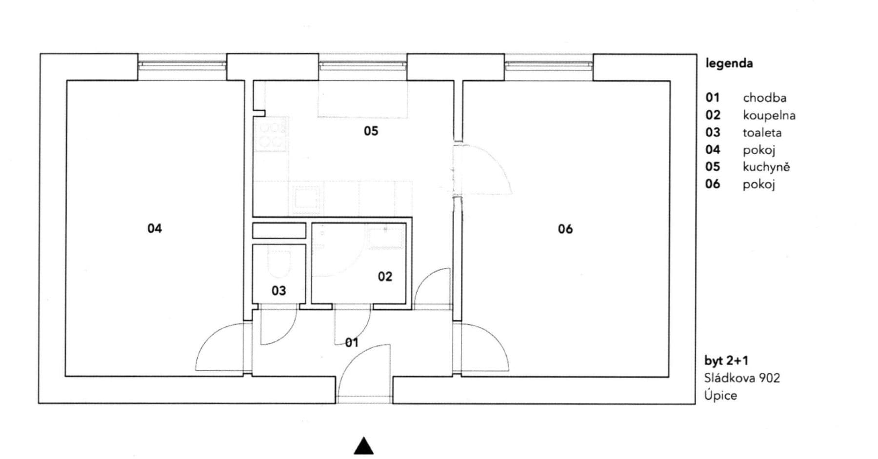Predaj bytu 2-izbový 54 m², Sládkova, Úpice, Královéhradecký kraj Predaj bytu 2-izbový 54 m², Sládkova, Úpice, Královéhradecký kraj